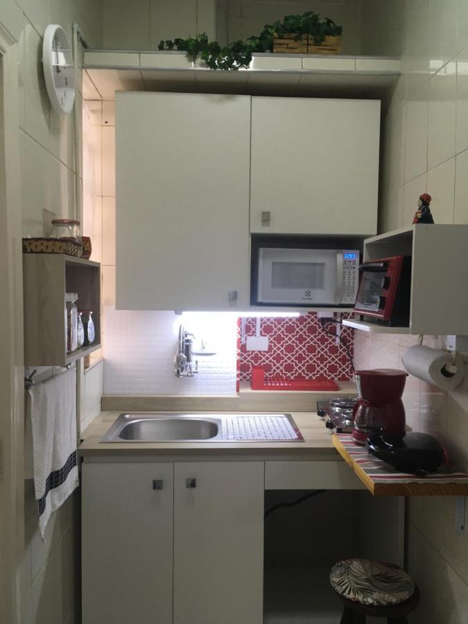 Kitnet Aconchegante Beira Mar. Apartment ซันโตส ภายนอก รูปภาพ