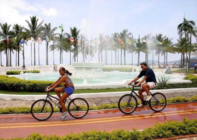 Kitnet Aconchegante Beira Mar. Apartment ซันโตส ภายนอก รูปภาพ