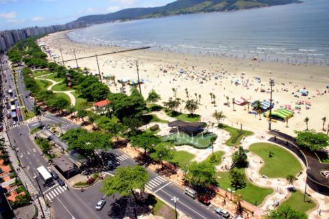 Kitnet Aconchegante Beira Mar. Apartment ซันโตส ภายนอก รูปภาพ