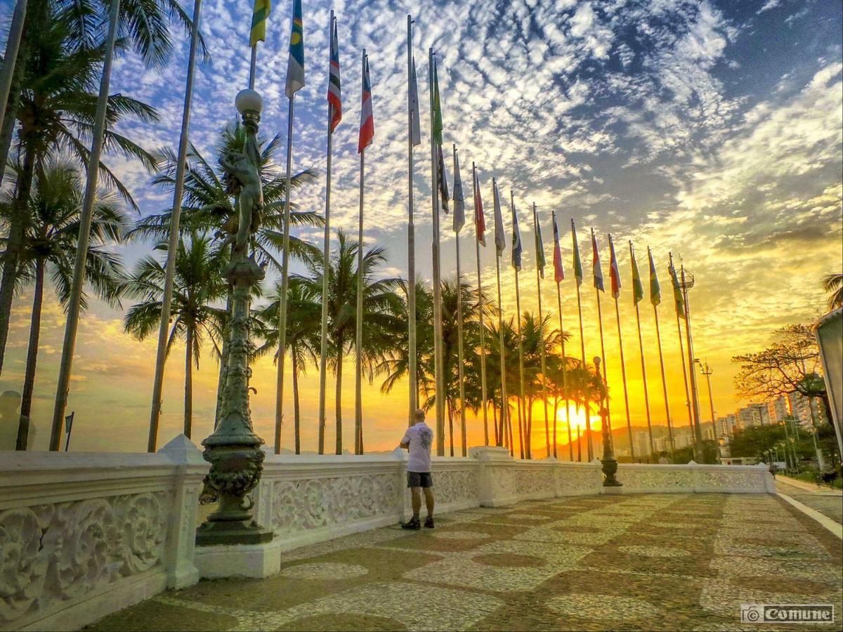 Kitnet Aconchegante Beira Mar. Apartment ซันโตส ภายนอก รูปภาพ